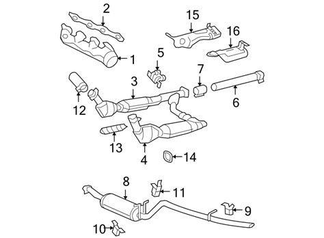 1993 ford f 150 exhaust diagram 